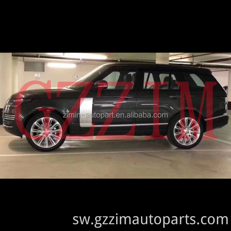 2018 auto gari trim kit nyeusi na fedha kwa 2018 rr v*gue